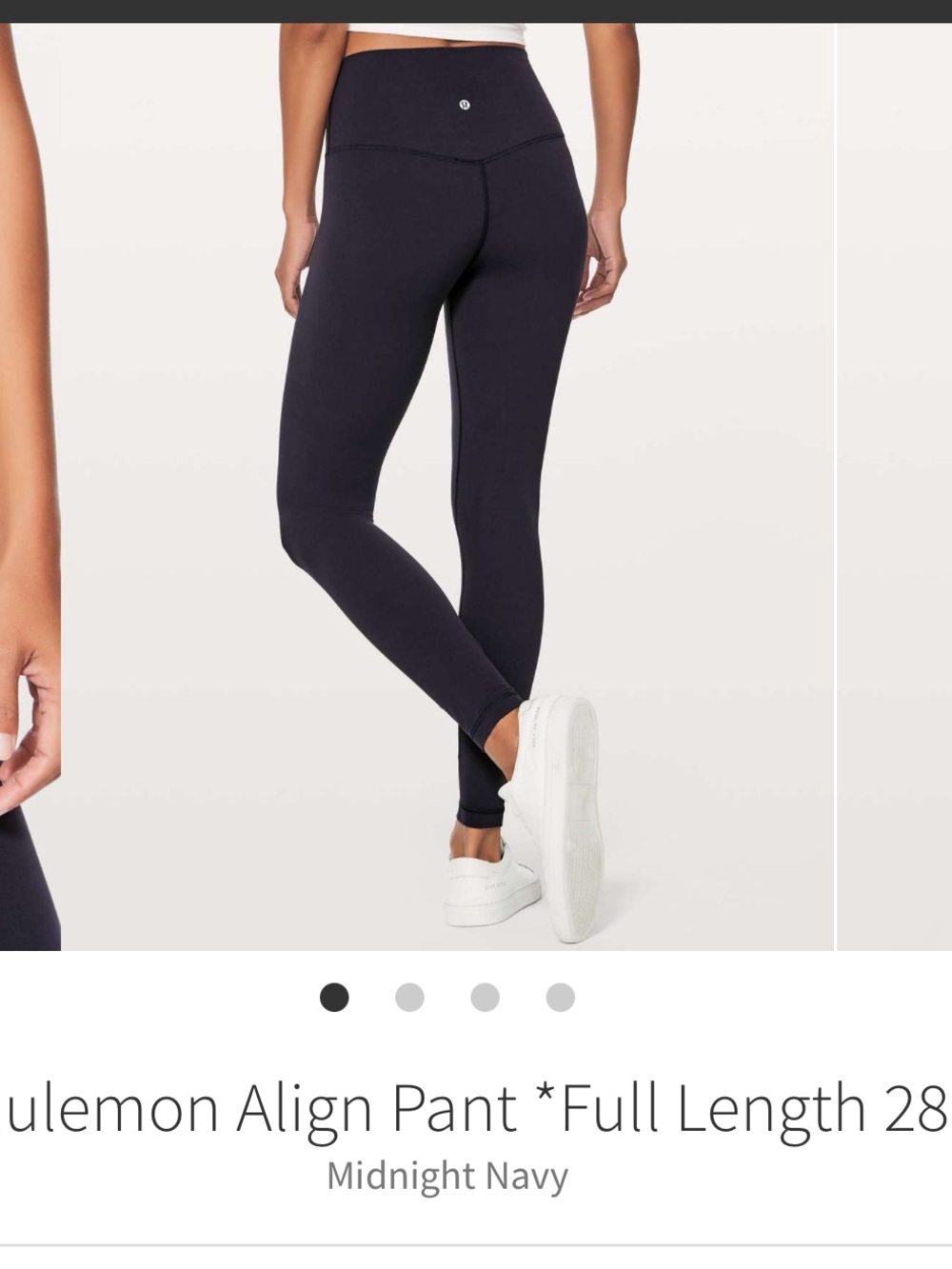 lululemon Align Pant Full Length 28" Nulu - Midnight Navy